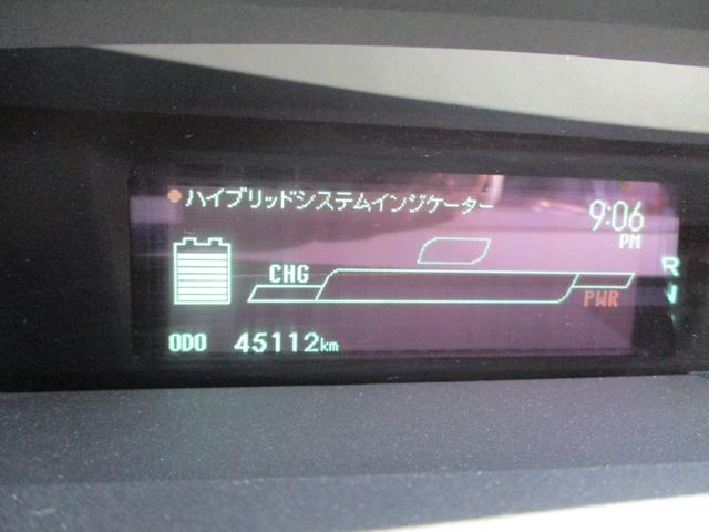 プリウス Ｌ　１オーナー　ＳＤナビ　ワンセグ　ＥＴＣ　前後ドライブレコーダー　プッシュスタート　オートライト　タイヤ９分山　カーテンＳＲＳ　禁煙車　ウインカーミラー　ｉ－ｓｔｏｐ（29枚目）