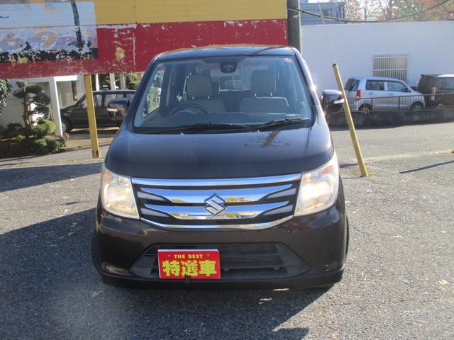 ワゴンＲ ＦＺ　ハイブリッド　１オーナー　ＣＤ　レーダーブレーキサポート　プッシュスタート　オートエアコン　ｉ－ｓｔｏｐ　オートライト　シートヒーター　禁煙車　スマートキー　アルミ（2枚目）