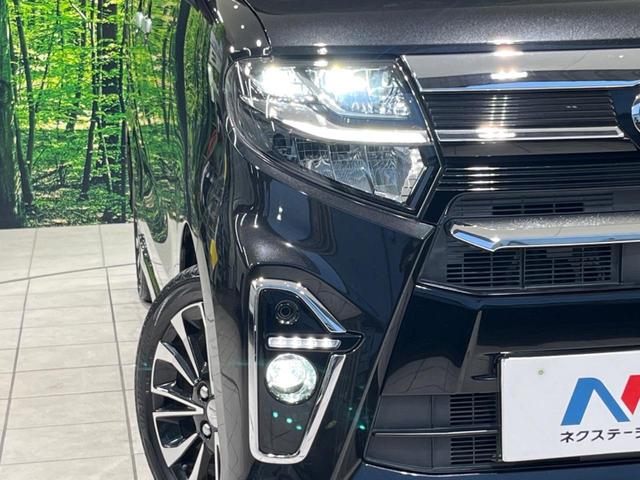 タント カスタムRSセレクション 純正9型ナビ 全周囲カメラ 両側電動ドア 車線逸脱警報 レーダークルーズ 衝突被害軽減システム 禁煙車 ハーフレザーシート ドラレコ スマートキー LEDヘッド オートハイビーム ETC(12枚目)