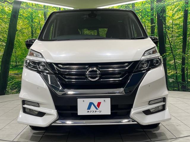 セレナ ハイウェイスター フリップダウンモニター ハンズフリー機能付き両側電動スライドドア 純正9型ナビ 全周囲カメラ プロパイロット 衝突被害軽減システム クリアランスソナー ETC Bluetooth 純正16インチAW(15枚目)