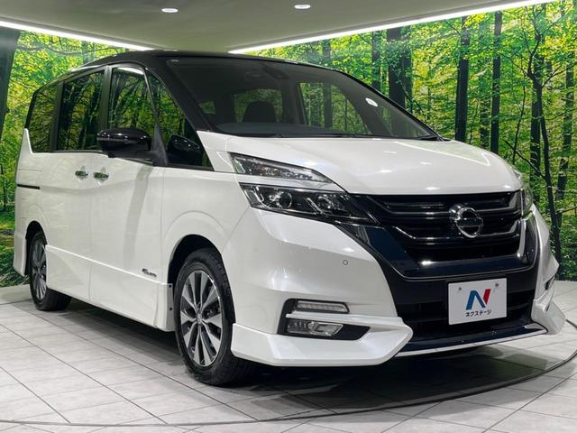 セレナ ハイウェイスター フリップダウンモニター ハンズフリー機能付き両側電動スライドドア 純正9型ナビ 全周囲カメラ プロパイロット 衝突被害軽減システム クリアランスソナー ETC Bluetooth 純正16インチAW(50枚目)