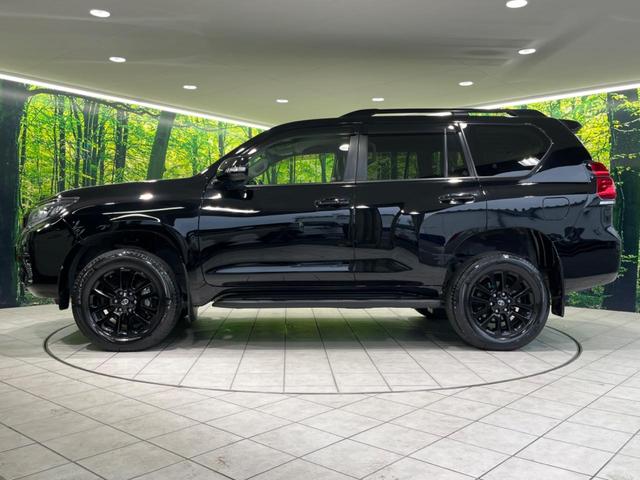 ランドクルーザープラド TX Lパッケージ・ブラックエディション 4WD ルーフレール メーカーOP9型ナビ 全周囲カメラ フルセグTV Bluetooth再生 ドラレコ シートエアコン レーダークルーズ 黒革シート LEDヘッド 衝突被害軽減システム ETC(54枚目)