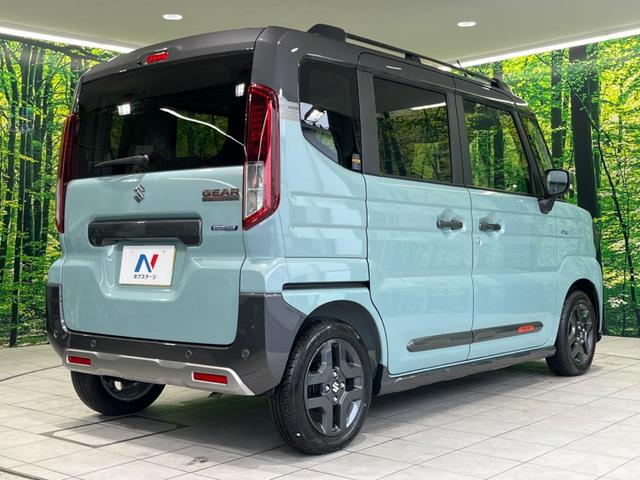 スペーシアギア ハイブリッドXZ 届出済未使用車 両側電動スライドドア アダプティブクルーズコントロール シートヒーター アイドリングストップ 純正14インチAW 衝突被害軽減装置(17枚目)
