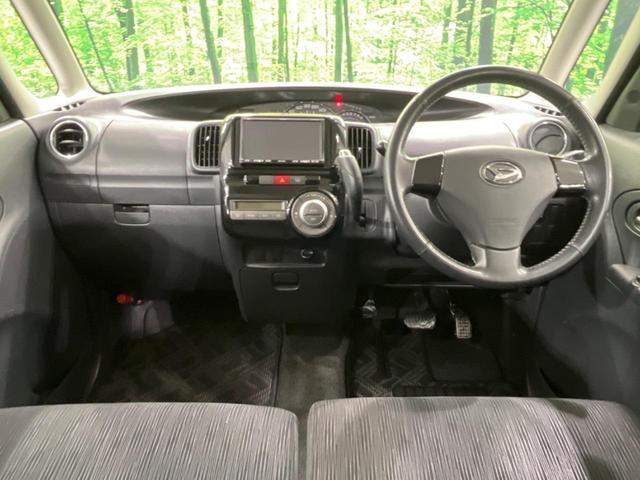 タント カスタムX 電動スライドドア SDナビ CD/DVD再生 スマートキー HIDヘッドライト オートエアコン 純正14インチAW 禁煙車 ドアバイザー 電動格納ミラー 盗難防止システム 運転席&助手席エアバッグ(2枚目)