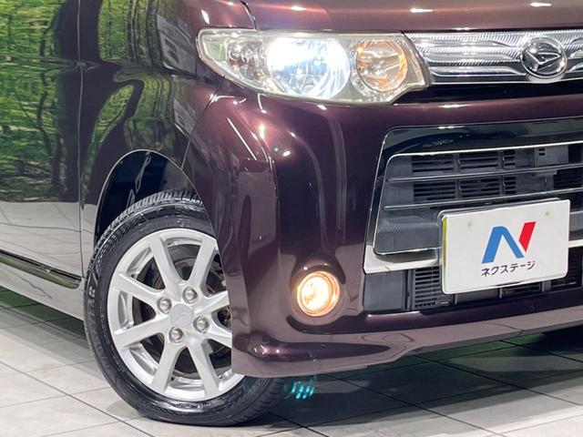 タント カスタムX 電動スライドドア SDナビ CD/DVD再生 スマートキー HIDヘッドライト オートエアコン 純正14インチAW 禁煙車 ドアバイザー 電動格納ミラー 盗難防止システム 運転席&助手席エアバッグ(13枚目)