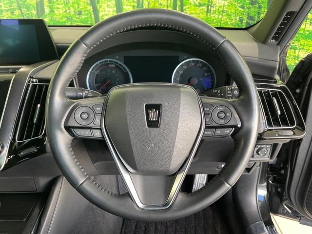 クラウンハイブリッド RSアドバンス 純正12.3インチディスプレイオーディオ 全周囲カメラ 衝突被害軽減システム レーダークルーズ 100V電源 レザーシート 禁煙車 クリアランスソナー デジタルインナーミラー LEDヘッド/フォグ(11枚目)