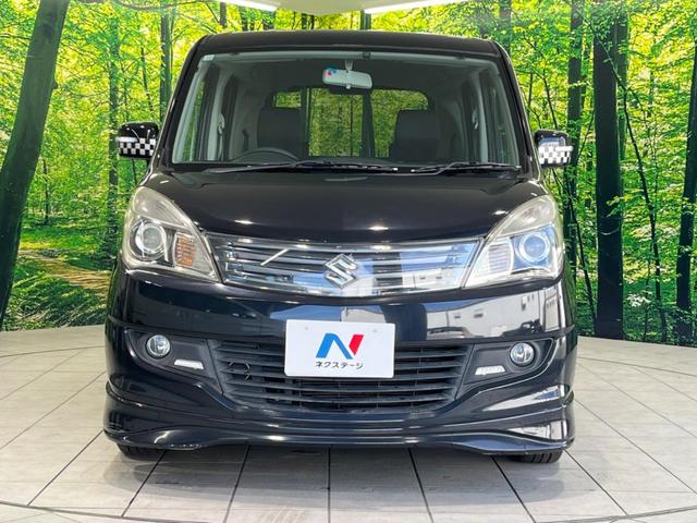 ソリオ ブラック&ホワイト 両側電動スライドドア SDナビ バックカメラ 禁煙車 スマートキー ETC オートライト オートエアコン 純正15インチAW Bluetooth再生 フルセグ CD/DVD再生 ステアリングスイッチ(14枚目)