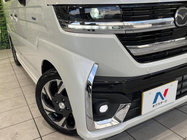 フレアワゴンカスタムスタイル XT 純正9型ナビ 全周囲カメラ 電動スライドドア 衝突軽減装置 アダプティブクルーズ 禁煙車 シートヒーター クリアランスソナー スマートキー LEDヘッド ETC ステアリングヒーター オートハイビーム(12枚目)