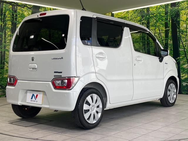 ワゴンR ハイブリッドFX 純正ナビ ETC スマートキー&プッシュスタート アイドリングストップ オートマチックハイビーム オートライト オートエアコン 衝突被害軽減装置 車線逸脱警報 ドアバイザー 電動格納ミラー(17枚目)