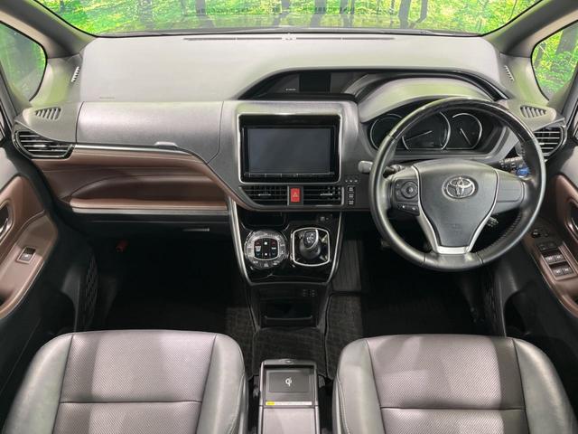 エスクァイア ハイブリッドGi モデリスタエアロ 両側電動スライドドア 純正9型ナビ ブラックレザー調シート 禁煙車 バックカメラ クルーズコントロール Bluetooth ETC シートヒーター LEDヘッド&フォグ(2枚目)