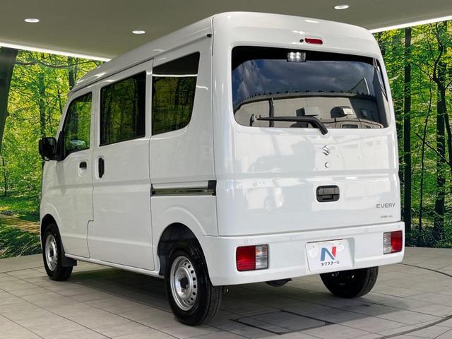 エブリイ ＰＣ　衝突被害軽減システム　禁煙車　ＥＴＣ　純正１２インチアルミ　ヘッドライトレベライザー　オートライト　キーレス　プライバシーガラス　トラクションコントロール　パワーウィンドウ　パワーステアリング（39枚目）