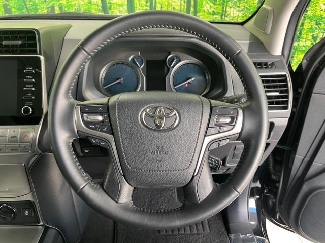 ランドクルーザープラド TX Lパッケージ マットブラックエディション ムーンルーフ 9型ディスプレイオーディオ 全周囲カメラ 衝突被害軽減システム レーダークルーズ 禁煙車 シートベンチレーション クリアランスソナー ETC Bluetooth LEDヘッド/フォグ(12枚目)