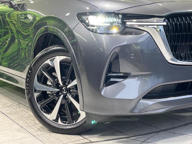 ＣＸ－６０ ＸＤ－ハイブリッド　エクスクルーシブモダン　サンルーフ　純正１２型ナビ　衝突軽減装置　全周囲カメラ　レーダークルーズ　電動リヤゲート　ＢＳＭ　白革調シート　ＬＥＤヘッドライト　ＥＴＣ　純正２０インチＡＷ　シートヒーター　禁煙車（12枚目）