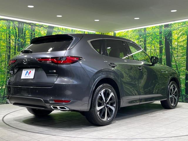 ＣＸ－６０ ＸＤ－ハイブリッド　エクスクルーシブモダン　サンルーフ　純正１２型ナビ　衝突軽減装置　全周囲カメラ　レーダークルーズ　電動リヤゲート　ＢＳＭ　白革調シート　ＬＥＤヘッドライト　ＥＴＣ　純正２０インチＡＷ　シートヒーター　禁煙車（17枚目）