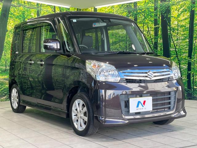 スペーシア Ｘリミテッド　ＳＤナビ　両側電動ドア　衝突被害軽減システム　シートヒーター　ＨＩＤヘッド　ビルトインＥＴＣ　純正１４インチアルミ　オートライト　オートエアコン　Ｂｌｕｅｔｏｏｔｈ　シートヒーター（16枚目）