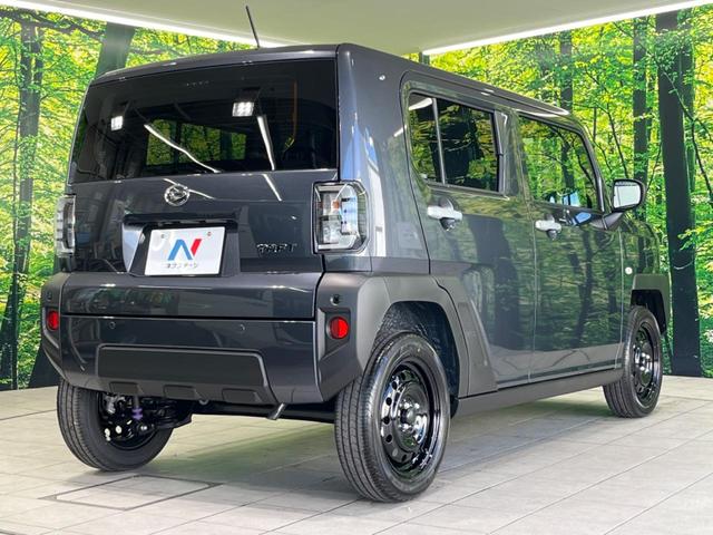 タフト X 届出済未使用車 オートエアコン スマートキー&プッシュスタート アイドリングストップ オートマチックハイビーム オートライト LEDヘッドライト オートエアコン 純正15インチAW 電動格納ミラー(17枚目)