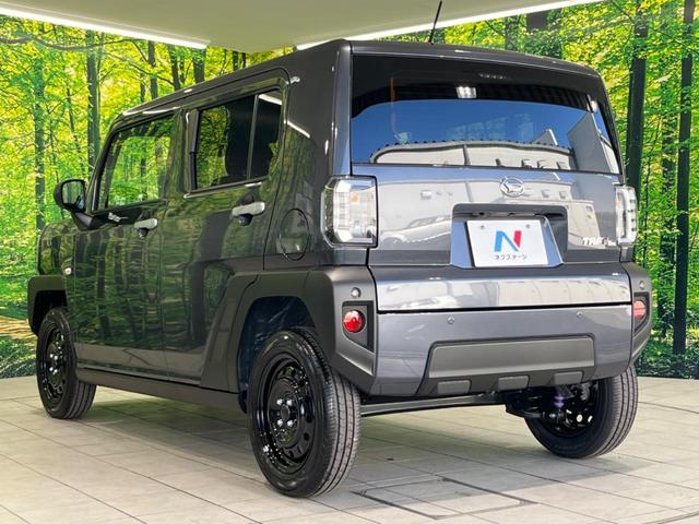 タフト X 届出済未使用車 オートエアコン スマートキー&プッシュスタート アイドリングストップ オートマチックハイビーム オートライト LEDヘッドライト オートエアコン 純正15インチAW 電動格納ミラー(45枚目)