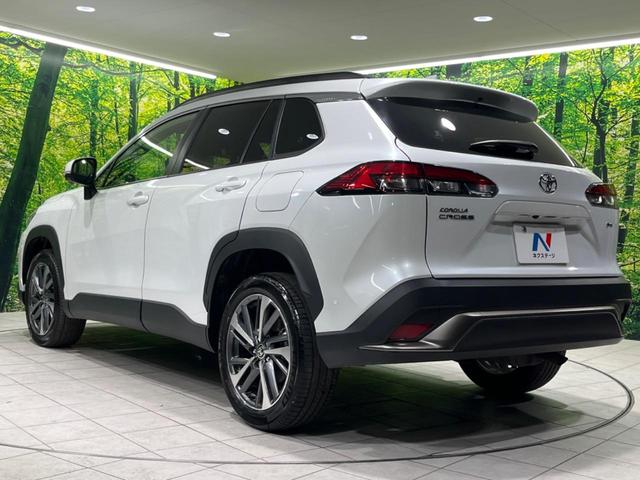 カローラクロス ハイブリッド Z パノラマルーフ 純正10型ナビ 衝突軽減装置 全周囲カメラ レーダークルーズ 電動リヤゲート シートヒーター オートエアコン BSM 純正18インチAW ETC2.0 パワーシート 禁煙車(55枚目)