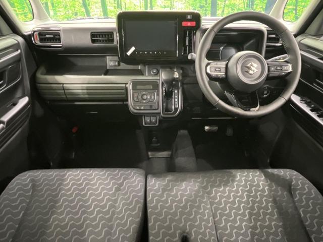 スペーシアギア ハイブリッドＸＺ　届出済未使用車　両側電動ドア　純正９型ナビ　全周囲カメラ　シートヒーター　アダプティブクルーズコントロール　ヘッドアップディスプレイ　オートハイビーム　純正１４インチＡＷ　衝突被害軽減装置（2枚目）