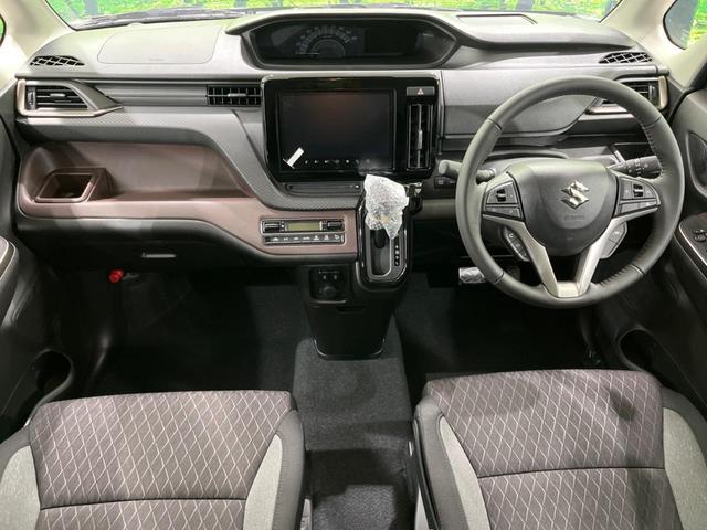 ソリオバンディット ハイブリッドＭＶ　登録済未使用車　両側電動ドア　純正９型ナビ　全周囲カメラ　アダプティブクルーズコントロール　シートヒーター　ヘッドアップディスプレイ　ＢＳＭ　アイドリングストップ　純正１５インチＡＷ　衝突被害軽減装置（2枚目）