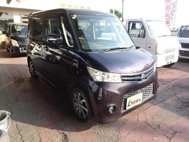 ルークス Ｇ　車検整備付　走行７．５万　メモリーナビ　バックカメラ　スマートキー　純正アルミ　片側電動スライドドア　電動格納ミラー　３ヶ月保証付（6枚目）