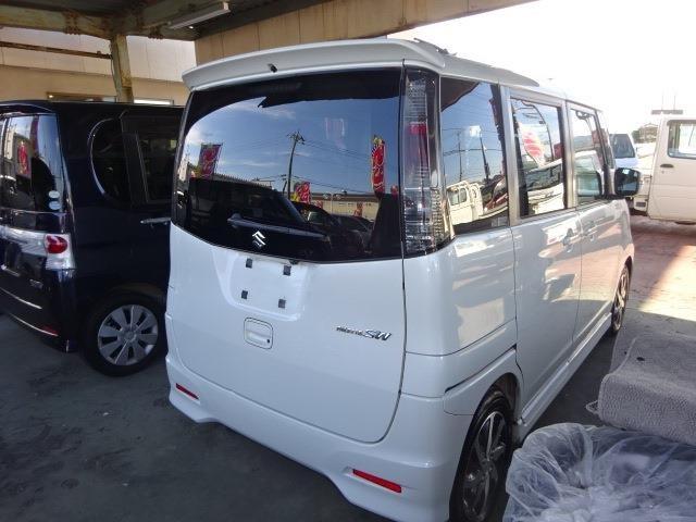 パレットＳＷ ＴＳ　純正ターボ　車検整備付　走行１０．４万　タイミングベルト交換不要　ＣＤ　Ｂカメラ　スマートキー　プッシュスタート　アルミ　ＥＴＣ　純正エアロ　電動格納ミラー　両側電動スライドドア　３ヶ月保証付（5枚目）