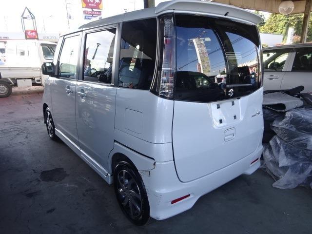 パレットＳＷ ＴＳ　純正ターボ　車検整備付　走行１０．４万　タイミングベルト交換不要　ＣＤ　Ｂカメラ　スマートキー　プッシュスタート　アルミ　ＥＴＣ　純正エアロ　電動格納ミラー　両側電動スライドドア　３ヶ月保証付（7枚目）