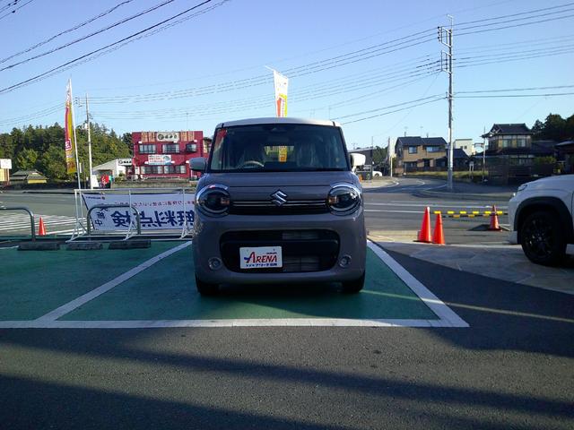 ワゴンRスマイル ハイブリッドX 両側電動スライドドア クリアランスソナー レーンアシスト 衝突被害軽減システム LEDヘッドランプ スマートキー アイドリングストップ シートヒーター ベンチシート CVT 盗難防止システム ABS(10枚目)