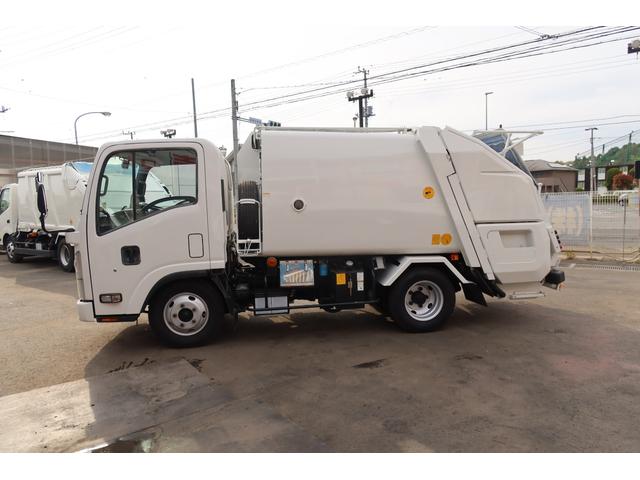 エルフトラック 　モリタ　プレスパッカー車　４．１立米　積載２０００ｋｇ　汚水タンク付（4枚目）
