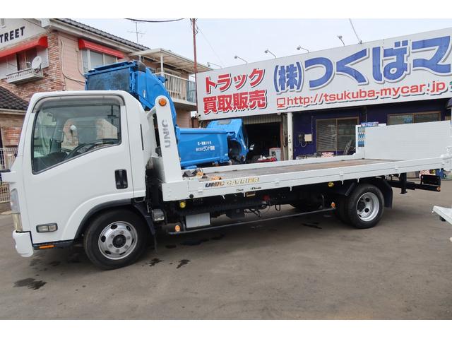 エルフトラック 　ワイドセフティーローダー　ユニック製　ラジコン付　荷台内寸５０４０×２０６０（4枚目）