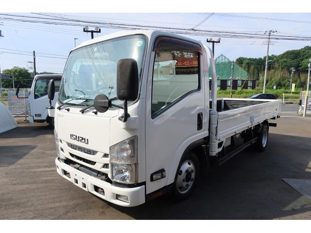 エルフトラック 　標準ロング平ボディー　積載２０００ｋｇ　荷台内寸４３５０×１７８０　床張り替え済み（3枚目）
