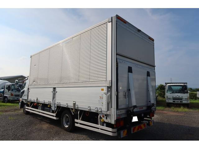 ファイター 　ワイドアルミウイング車　ＰＧ付　ラッシング３段　床フック１０個　内寸２３７０×６２２０　Ｈ２５５０　ゲート付１５６０×２４２０　積載１９００ｋｇ（5枚目）