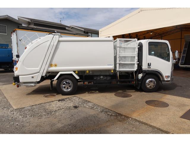 エルフトラック 　新明和　ワイドプレスパッカー車　６．０立米　積載２７００ｋｇ　汚水タンク付　連続スイッチ付（8枚目）