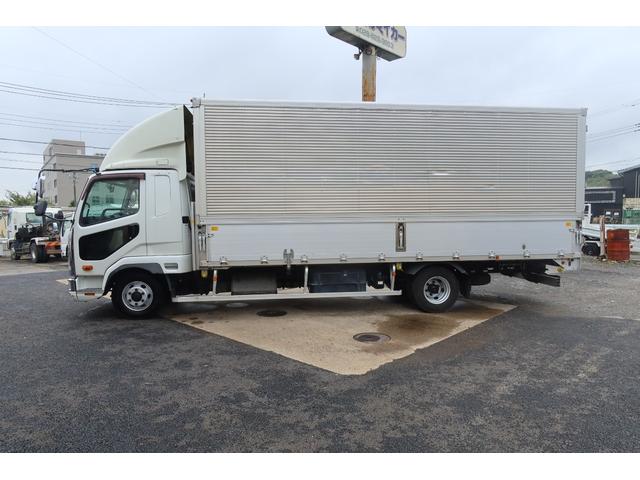 ファイター 　ワイドアルミウイング車　ラッシング２段　床フック５対　内寸６２００×２４００　Ｈ２４００　門高２２９０　門幅２２８０（4枚目）