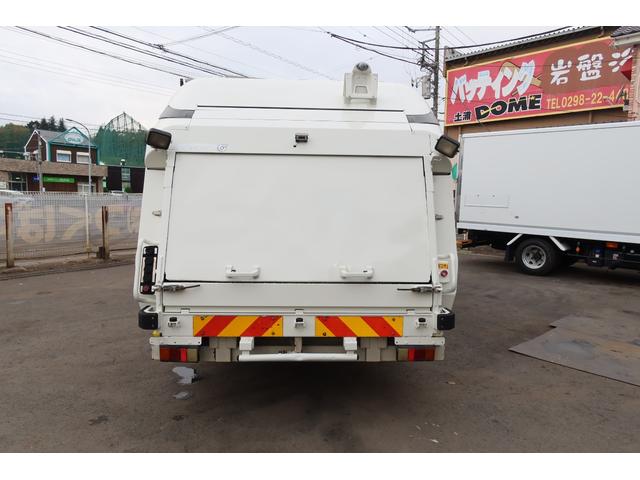 ヒノレンジャー 　極東　プレスパッカー車　６．２立米　連続スイッチ付　汚水タンク付（6枚目）