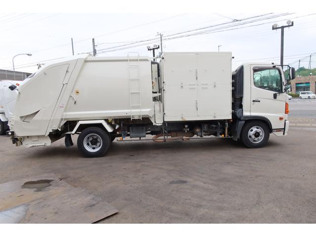 ヒノレンジャー 　極東　プレスパッカー車　６．２立米　連続スイッチ付　汚水タンク付（8枚目）