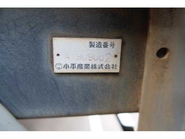 フォワード 　アルミブロック平ボディー　ベッド付　荷台内寸６２２０×２２２０　左右アオリＨ５００　後アオリＨ４００　床フック７対（9枚目）