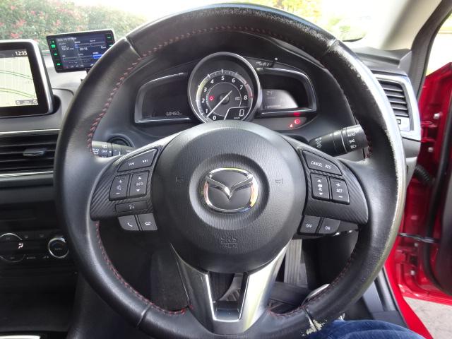 アクセラスポーツ １５Ｓツーリング　ナビＴＶ（フルセグ）キセノンライト　スマートキー２個　レーダークルーズコントロール　スマートシティブレーキサポート　レインセンサー　フォグランプ　ＡＦＳ　ＬＥＶ　車間距離制御システム　衝突軽減装置（42枚目）