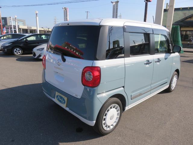 ムーヴキャンバス ストライプスＧ　ＳＤナビゲーション　フルセグＴＶ　Ｂｌｕｅｔｏｏｔｈ対応　バックカメラ　ＬＥＤヘッドライト　シートヒーター　ＥＴＣ　両側パワースライドドア　車線逸脱警報　アイドリングストップ　衝突軽減ブレーキ（44枚目）