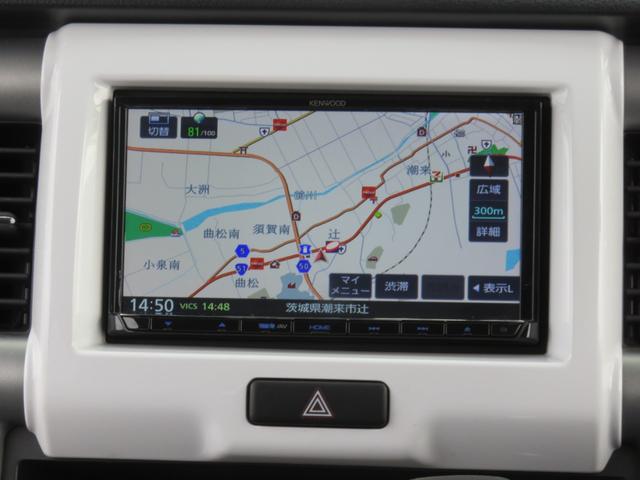 ハスラー X SDナビゲーション フルセグTV Bluetooth対応 ETC車載器 運転席助手席エアバック シートヒーター アイドリングストップ 衝突安全ボディ スマートキー プッシュスタート 衝突軽減ブレーキ(14枚目)