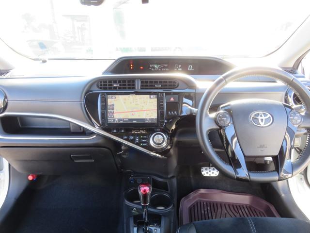 アクア G G’s SDナビゲーション フルセグTV Bluetooth対応 バックカメラ LEDヘッドライト クルーズコントロール ETC車載器 衝突安全ボディ スマートキー プッシュスタート 衝突軽減ブレーキ(12枚目)