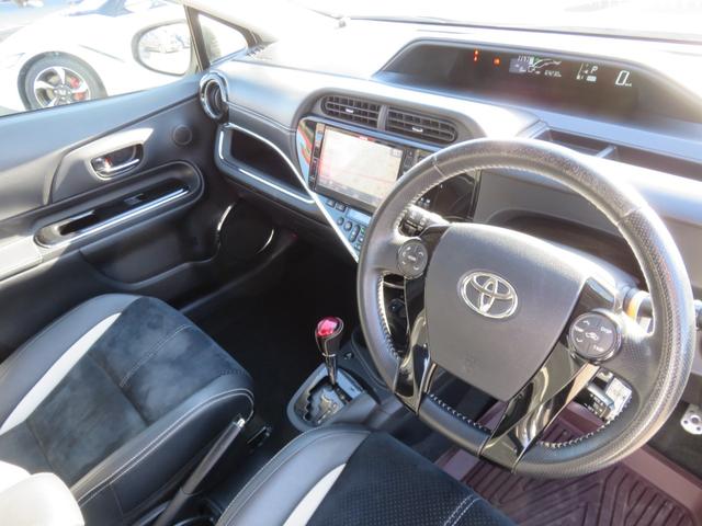 アクア G G’s SDナビゲーション フルセグTV Bluetooth対応 バックカメラ LEDヘッドライト クルーズコントロール ETC車載器 衝突安全ボディ スマートキー プッシュスタート 衝突軽減ブレーキ(37枚目)