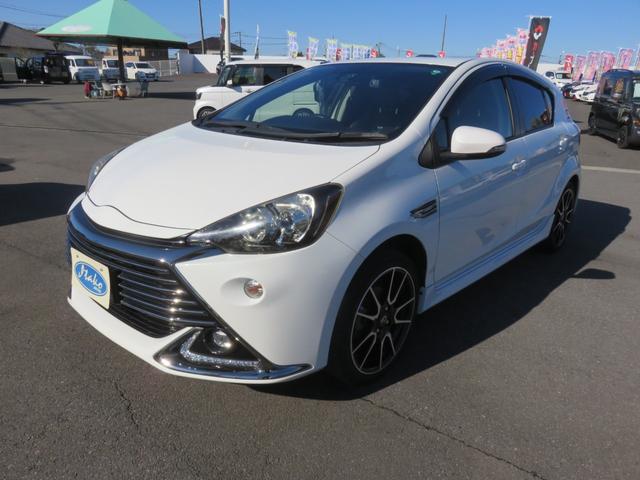 アクア G G’s SDナビゲーション フルセグTV Bluetooth対応 バックカメラ LEDヘッドライト クルーズコントロール ETC車載器 衝突安全ボディ スマートキー プッシュスタート 衝突軽減ブレーキ(44枚目)