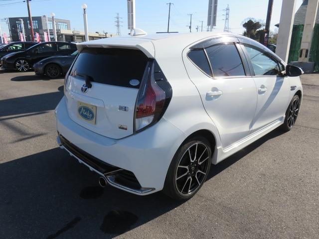 アクア G G’s SDナビゲーション フルセグTV Bluetooth対応 バックカメラ LEDヘッドライト クルーズコントロール ETC車載器 衝突安全ボディ スマートキー プッシュスタート 衝突軽減ブレーキ(45枚目)