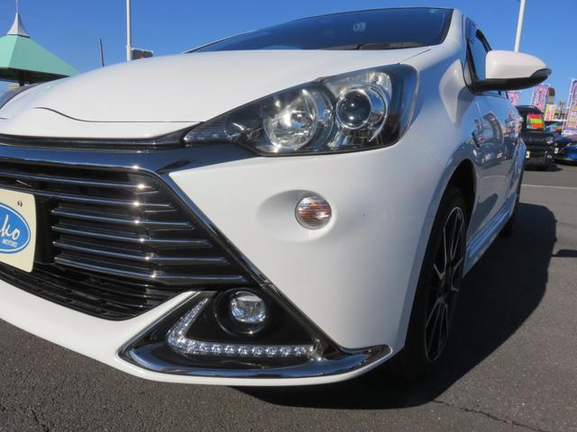 アクア G G’s SDナビゲーション フルセグTV Bluetooth対応 バックカメラ LEDヘッドライト クルーズコントロール ETC車載器 衝突安全ボディ スマートキー プッシュスタート 衝突軽減ブレーキ(52枚目)