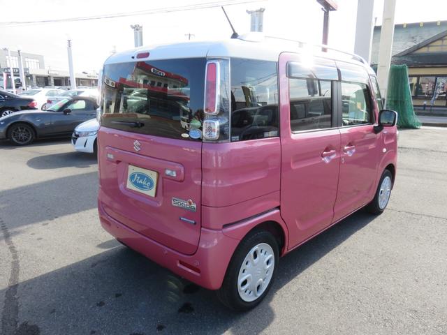 スペーシア ハイブリッドＸ　ＳＤナビゲーション　フルセグＴＶ　Ｂｌｕｅｔｏｏｔｈ対応　バックカメラ　両側パワースライドドア　シ－トヒ－タ－　ワンオ－ナ－　ＥＴＣ車載器　スマートキー　プッシュスタート　衝突軽減ブレーキ（45枚目）