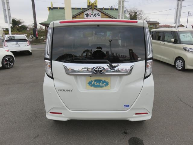 ルーミー カスタムG SDナビゲーション フルセグTV Bluetooth対応 バックカメラ LEDヘッドライト 両側パワースライドドア ETC車載器 アイドリングストップ 衝突安全ボディ スマートキー 衝突軽減ブレーキ(39枚目)