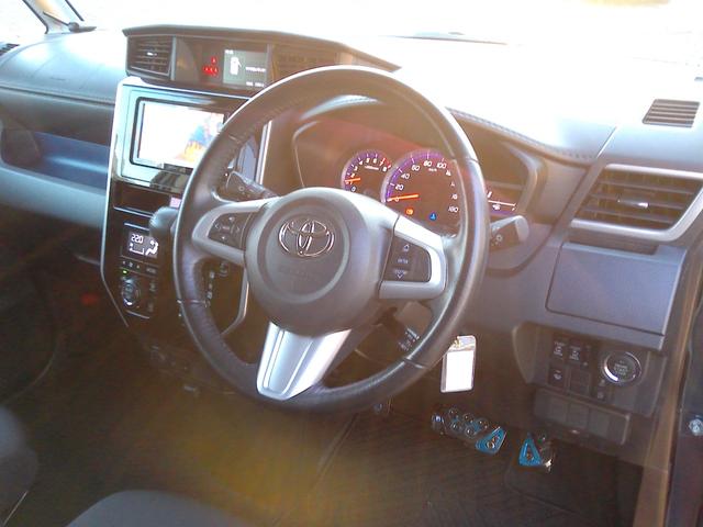 ルーミー カスタムG アイドリング 両側電動SD LEDヘット バックビューモニター Bluetoothオーディオ シートヒータ Aライト フルフラット 地デジ スマートキー メモリナビ 衝突安全ボディ オートエアコン(27枚目)