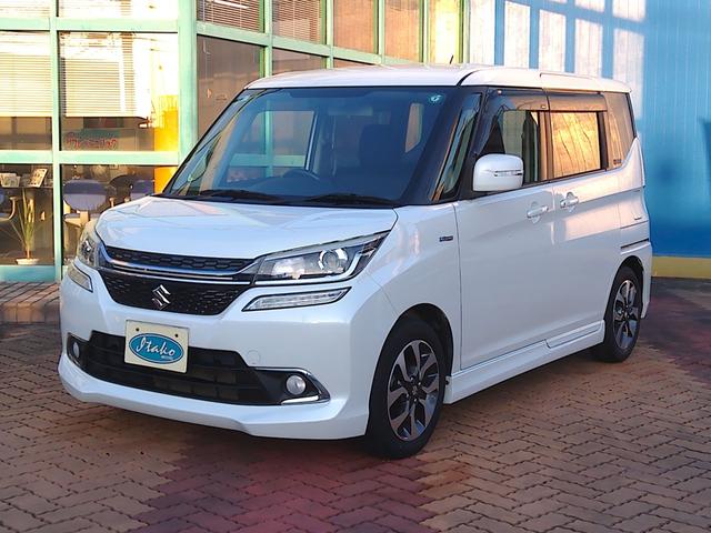 ソリオバンディット ハイブリッドMV 盗難防止 スマ-トキ- BT対応 Bモニ ETC付き 地デジフルセグTV アルミ オートクルーズ ナビTV メモリーナビ LEDライト パワーウィンドウ DVD可 安全ボディ Wエアバック AC(8枚目)