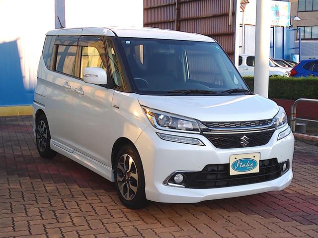 ソリオバンディット ハイブリッドMV 盗難防止 スマ-トキ- BT対応 Bモニ ETC付き 地デジフルセグTV アルミ オートクルーズ ナビTV メモリーナビ LEDライト パワーウィンドウ DVD可 安全ボディ Wエアバック AC(10枚目)